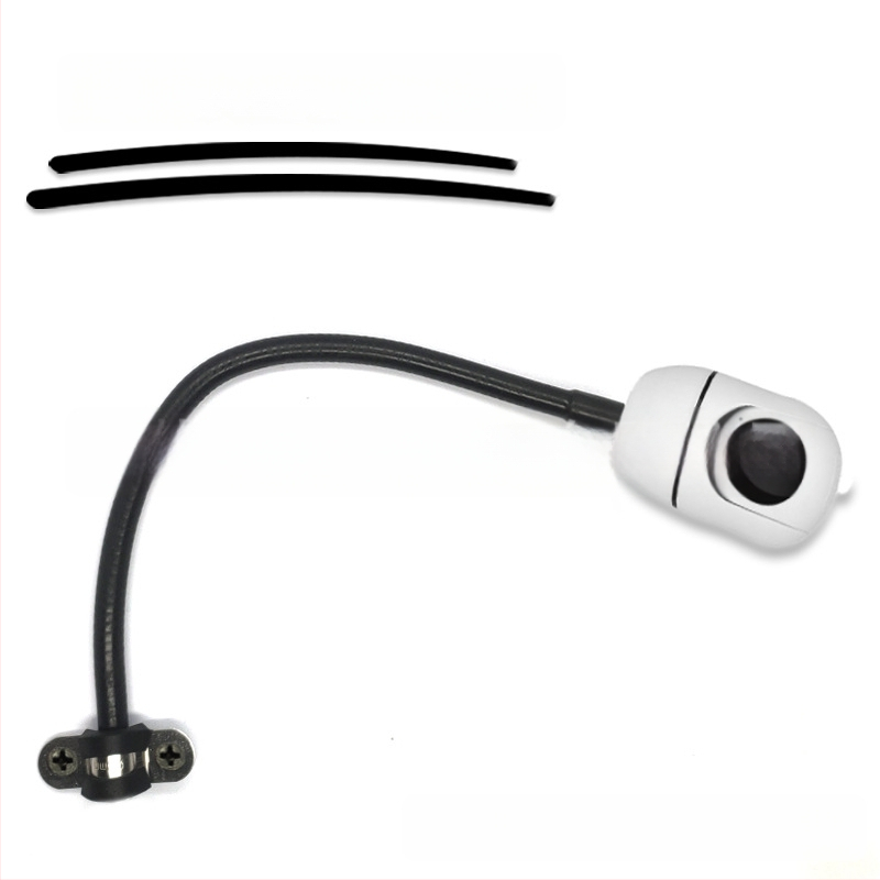 Monitoriaus laikiklis su 360° pasukimu, metalo konstrukcija, šilumos susitraukiantis vamzdelis, lankstus kaklas