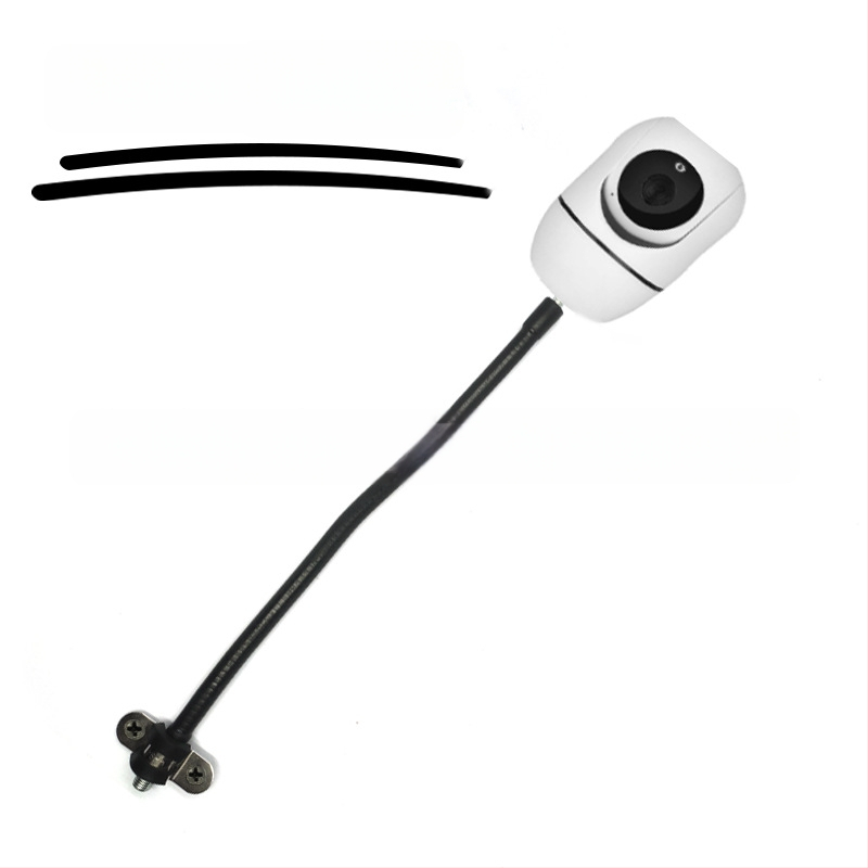 Monitoriaus laikiklis su 360° pasukimu, metalo konstrukcija, šilumos susitraukiantis vamzdelis, lankstus kaklas