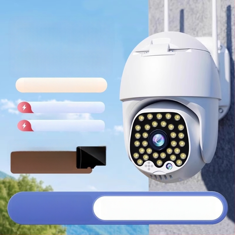 Išorinė IP kamera, 360° vaizdas, 4G belaidė, 8MP GC8613 jutiklis, 4 mm F1.6 objektyvas, naktinis matymas iki 30 m