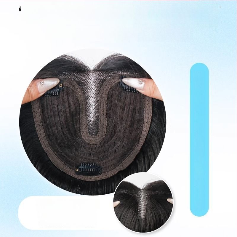 Čipkota parukė moterims su vidiniu dalijimosi, apimti plaukai su dideliais bangais; pluoštai atsparūs temperatūrai; modelis: čipkota dalis; technologija: mechanizmas; negalima dažyti ar perm