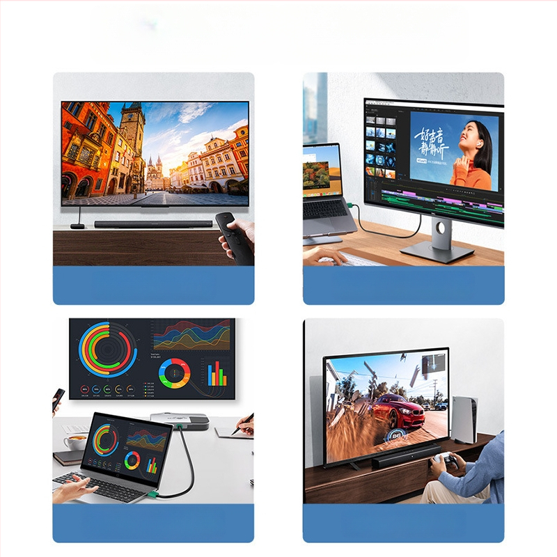 HDMI 2.1 pratęsimo laidas su variniu laidininku 8K televizoriams, projektoriams, monitoriams ir set-top dėžėms