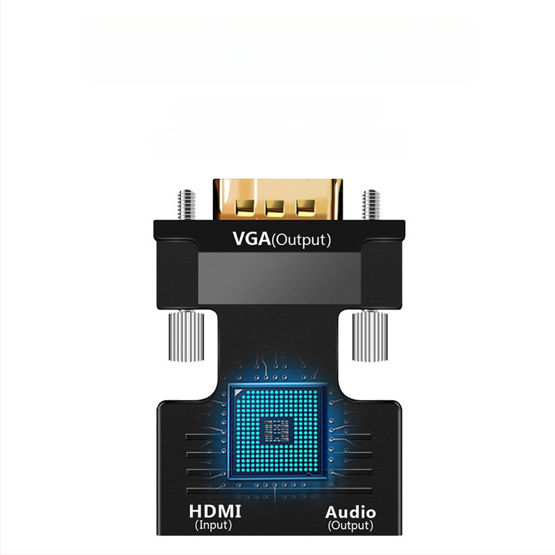 HDMI į VGA vienakryptis vaizdo adapterio kabelis, CS5210 lustas, HDMI įėjimas