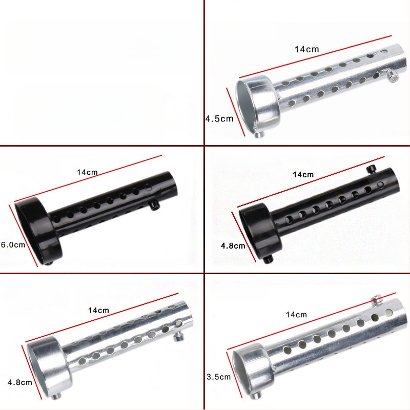 Muudetud mootorratta väljalasketorud, Mopie Silencer, raud, mootorratta modifikatsiooniks