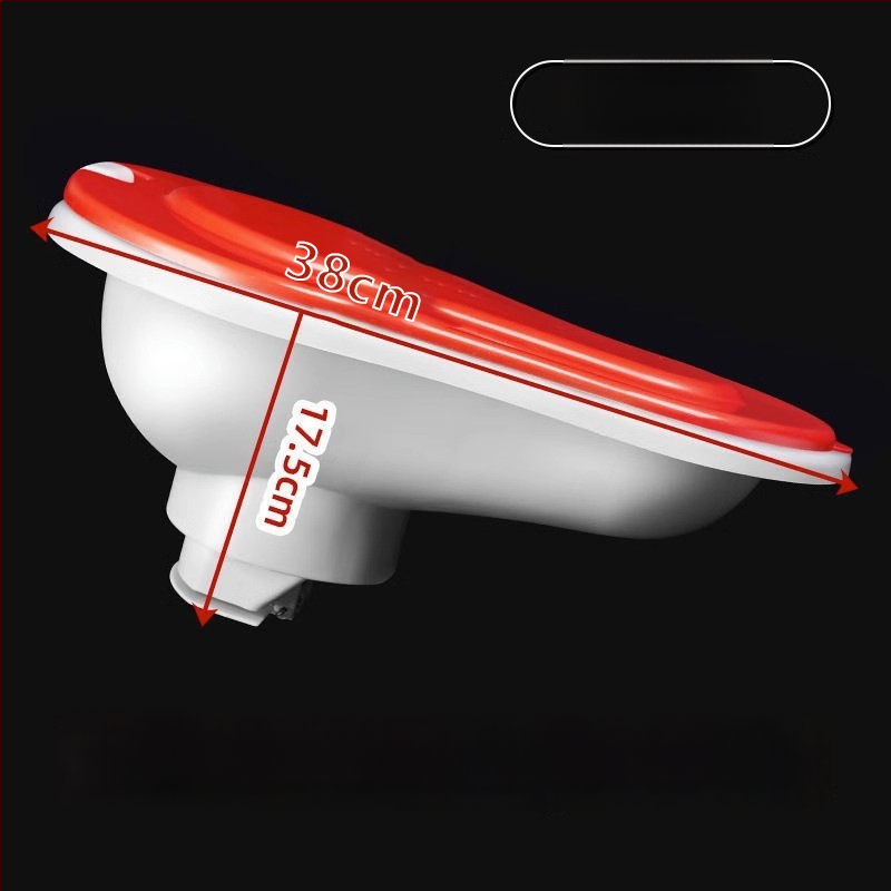 Plastikinis laikinas klozetas statyboms — be sifono, be rezervuaro, įprastas kanalizacijos skersmuo