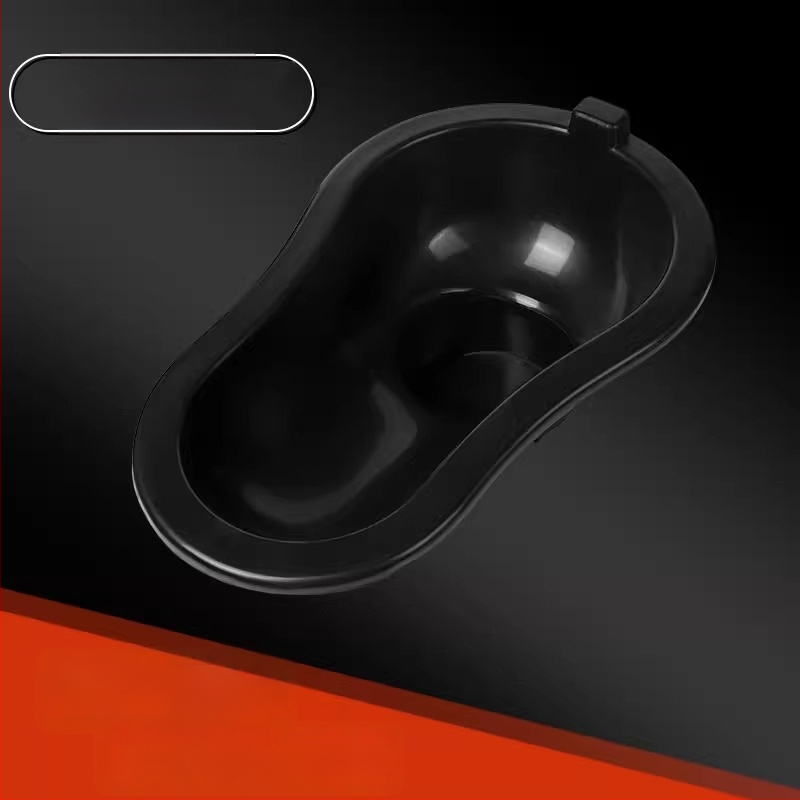 Plastikinis laikinas klozetas statyboms — be sifono, be rezervuaro, įprastas kanalizacijos skersmuo