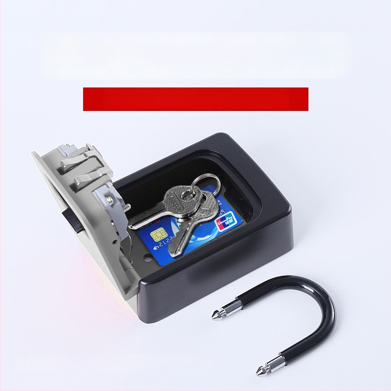 Mechaninė raktų laikymo dėžutė su kabliu, modelis XL-901-2, medžiaga cinko lydinys + aliuminio lydinys, užrakinimo strypo storis 10 mm, strypų tarpas 40 mm, skirta statybos aikštelėms, durims, nakvynės namams ir dekoracijų įmonėms