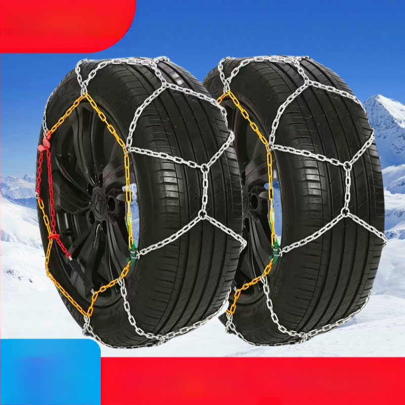 Antislip rehvi kett auto, mikroautodele ja maasturitele – segust terasest kett | Mudel KN anti-skid chain | Rehvi ühilduvus: konsulteerige