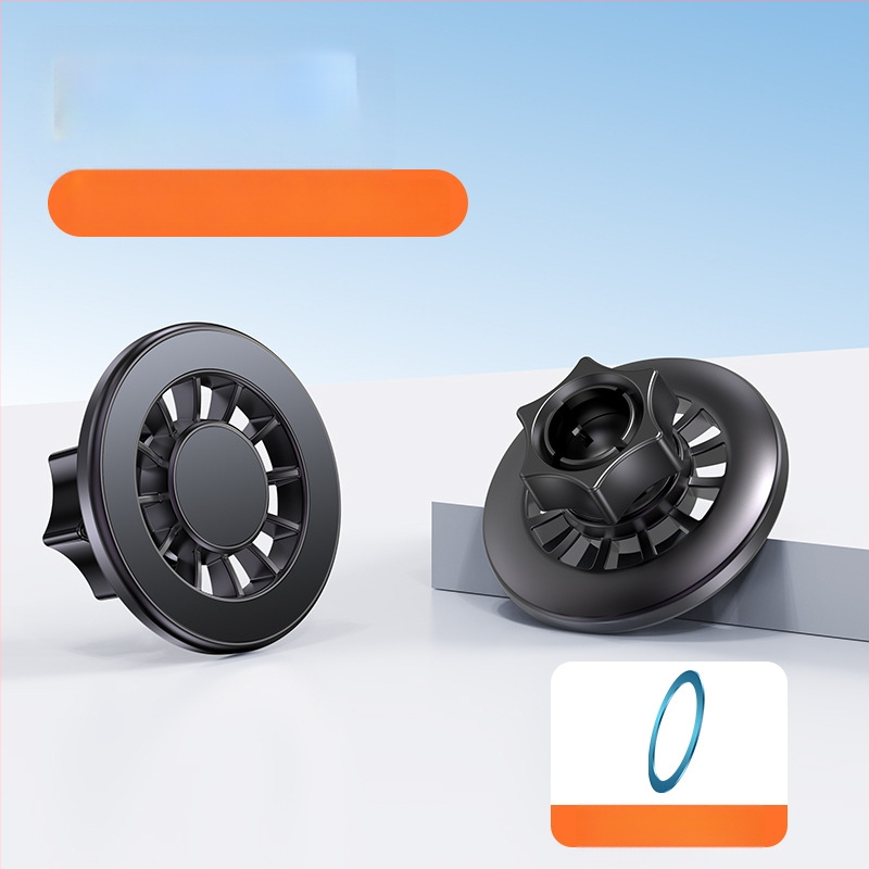 MagSafe žiedo magneto galva automobilių skydelio laikikliui, N52 magnetas, ABS plastikas, magnetinis montavimas, įtrauktas magnetinis lakštas