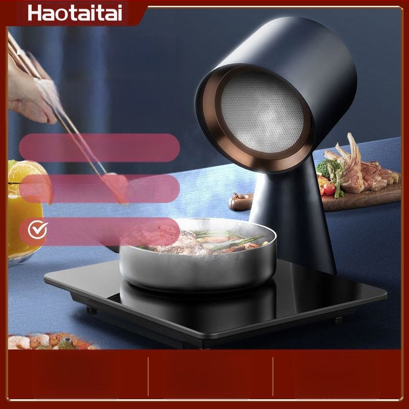 Stolný odsávač pár s dolným saním, kompaktný a prenosný, rozmery 198×166×343 mm, objem výfuku ≤10 m3/min, hluk <55 dB, výkon ≤150W, napätie 24V