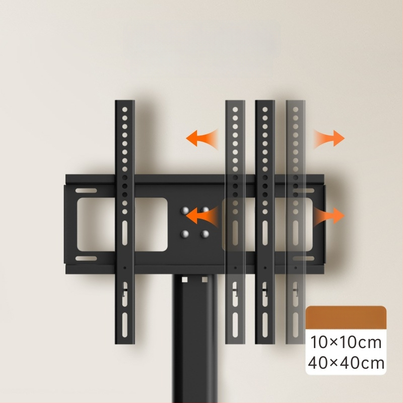 Universalus televizoriaus stovas ir sieninis laikiklis, mechaninis valdymas, geležinis laikiklis, apkrova virš 15 kg