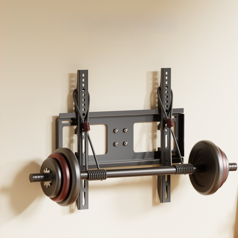 Universalus televizoriaus stovas ir sieninis laikiklis, mechaninis valdymas, geležinis laikiklis, apkrova virš 15 kg