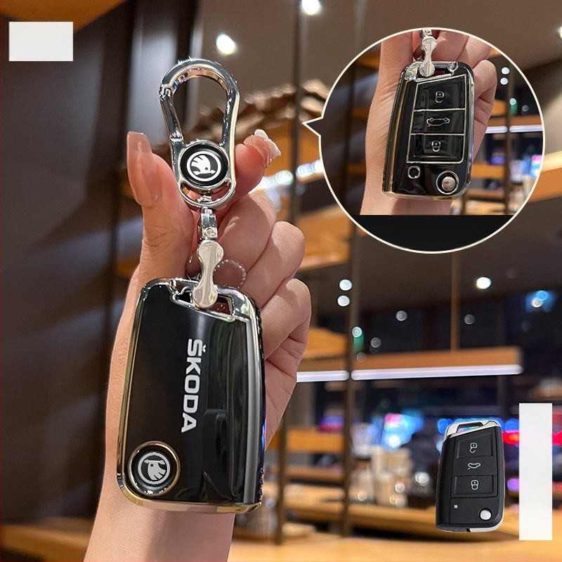 Skoda raktų dėklas Huihuangda TPU – Aukštos klasės (Prekės ženklas: Huihuangda; Automobilio markė: Skoda; Medžiaga: TPU; Stilius: Aukštos klasės)