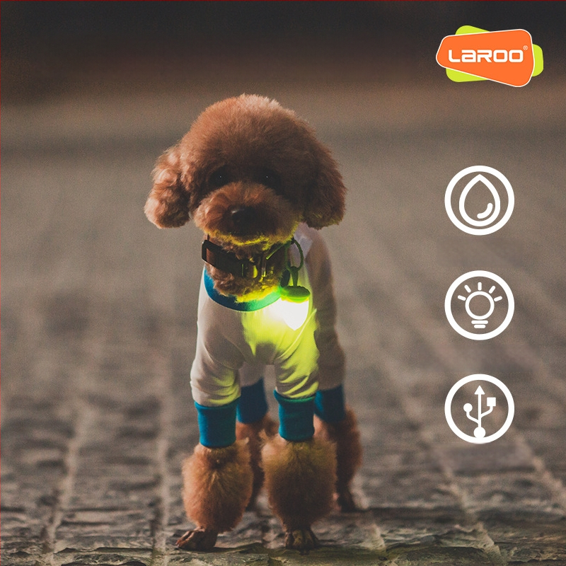 Šunų naktinis pakabukas – silikonas, įkraunamas LED, animacinis stilius, prieš praradimą