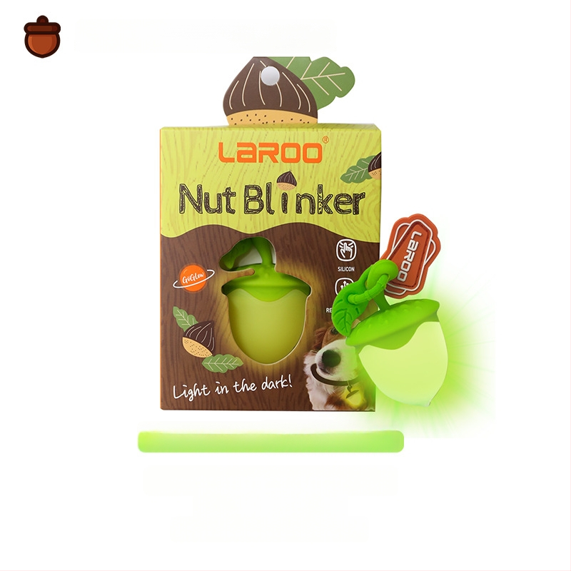 Šunų naktinis pakabukas – silikonas, įkraunamas LED, animacinis stilius, prieš praradimą