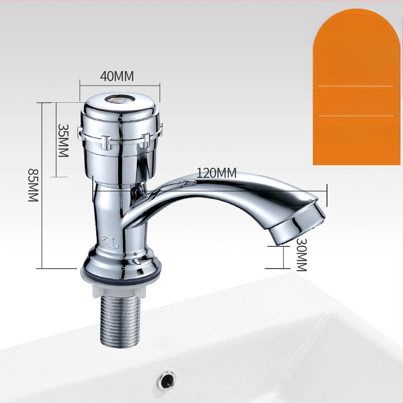 Plastikust kraan valamu jaoks keramikkava ventiiliga, nominaalne rõhk 0,8 MPa, kolonniline paigaldus, sissetooma/väljundtoru diameeter 4 punktid