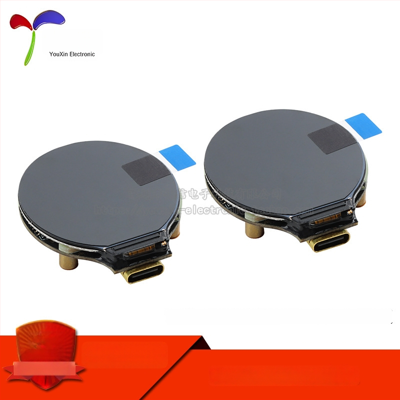 ESP32S3-N16R8/R16 plokštė su apvaliu IPS TFT LCD ekranu