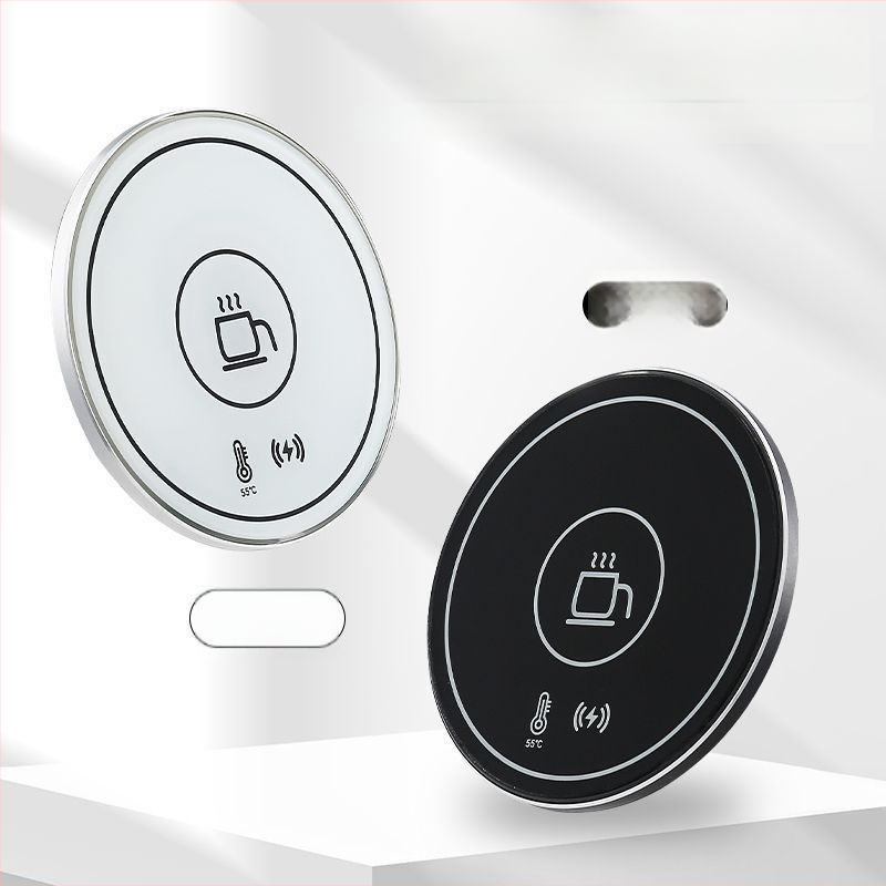 Belaidė puodelio šildymo padėklas – keraminis korpusas, be automatinio išjungimo