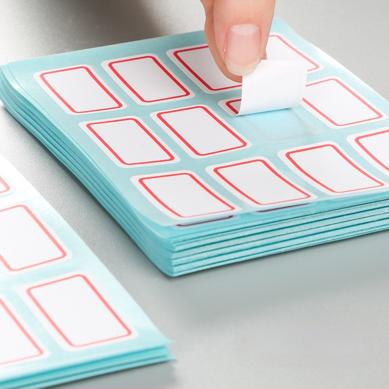 Deli 7184 pašlīmējošā etiķete birojam | kvadrāta forma, līmējošā vara plāksne, zīmols Deli