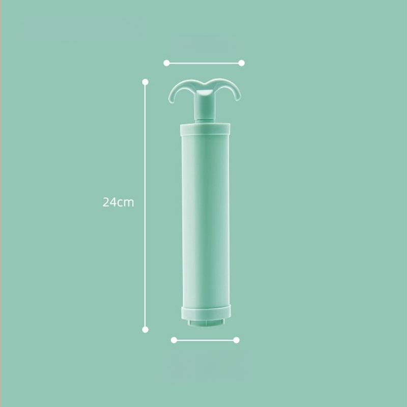 Vakuuma kompresijas soma drēbēm un plediem ar elektrisko sūknu, PA+PE materiāls, modelis: pakarinātais uzglabāšanas maisiņš, Shell Stone