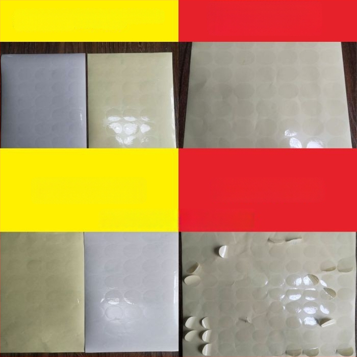 Apaļš uzlīme iepakojuma aizvēršanai no BOPP, eļļas bāzes līmējošais, izgriešana pēc formas, biezums 0.025/0.05 mm, logotipa druka, temperatūras diapazons 20-100°C