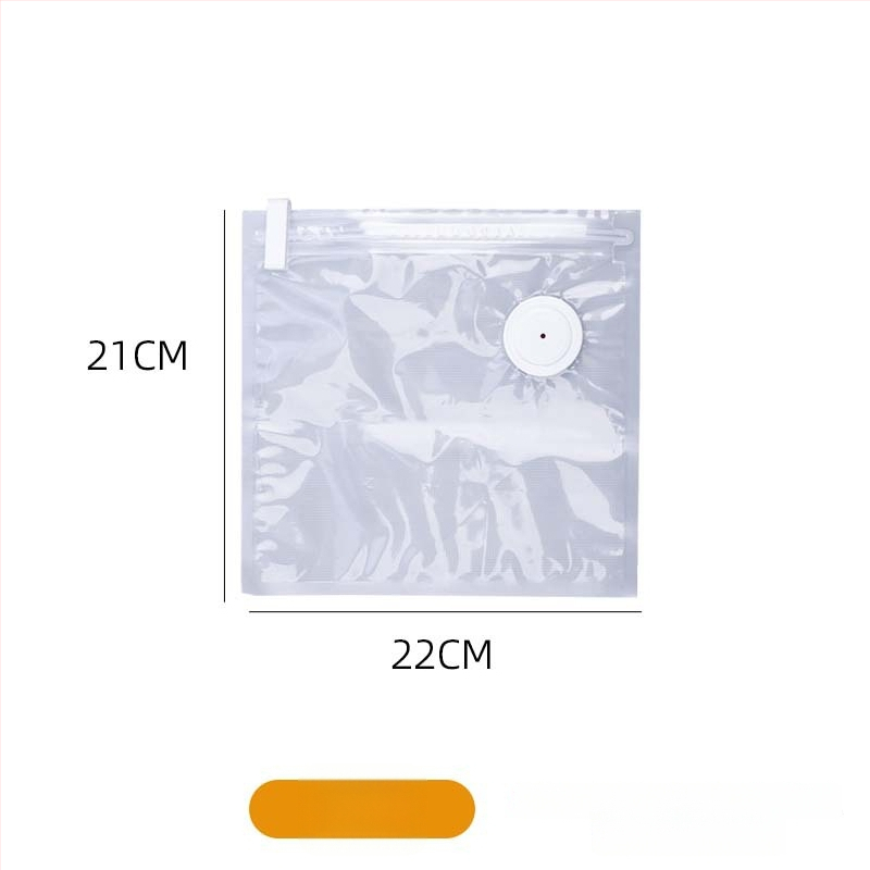 Vakuuma uzglabāšanas maisiņš pārtikai — PA+PE biezināts materiāls, sūkšanās tips, bez sūkņa, mājas uzglabāšanas vakuuma maisiņš (2025)