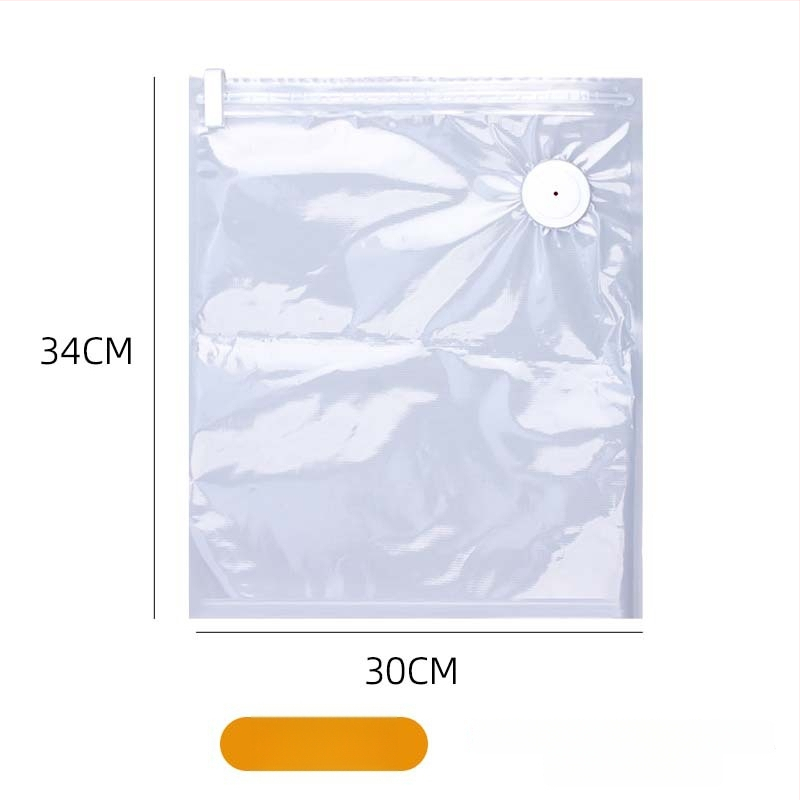 Vakuuma uzglabāšanas maisiņš pārtikai — PA+PE biezināts materiāls, sūkšanās tips, bez sūkņa, mājas uzglabāšanas vakuuma maisiņš (2025)