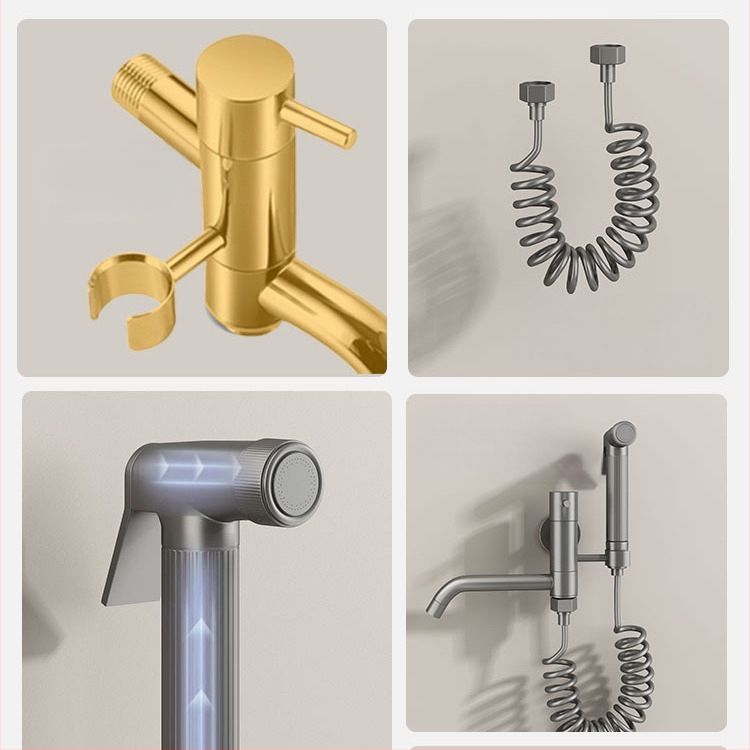 Mopa pool krāns no vara, duplex konstrukcija, atvērums ar atslēgu, cepjamā pārklājuma virsma, mūsdienīgs stils