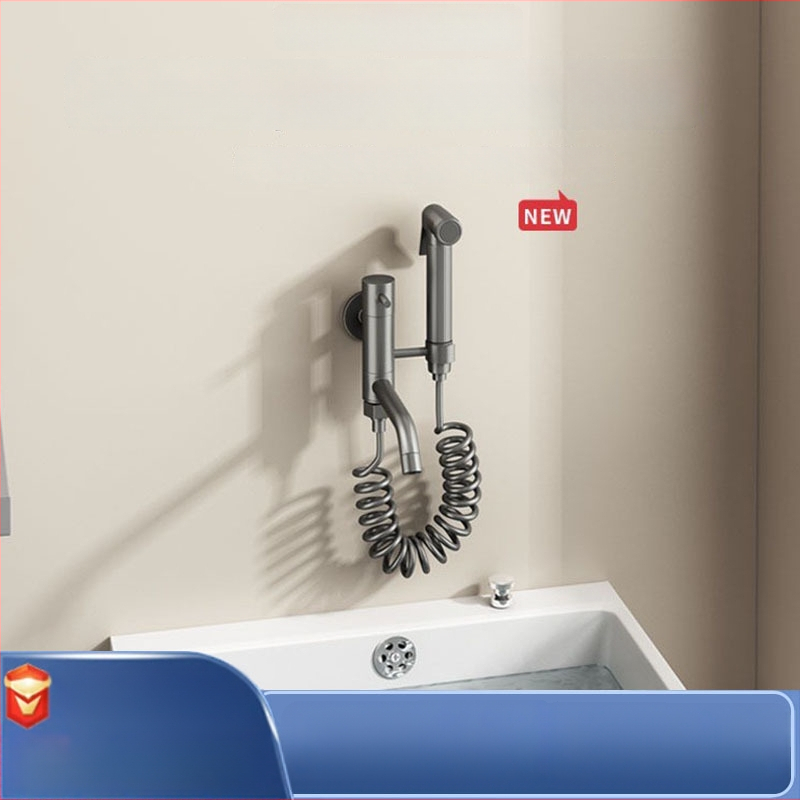 Mopa pool krāns no vara, duplex konstrukcija, atvērums ar atslēgu, cepjamā pārklājuma virsma, mūsdienīgs stils