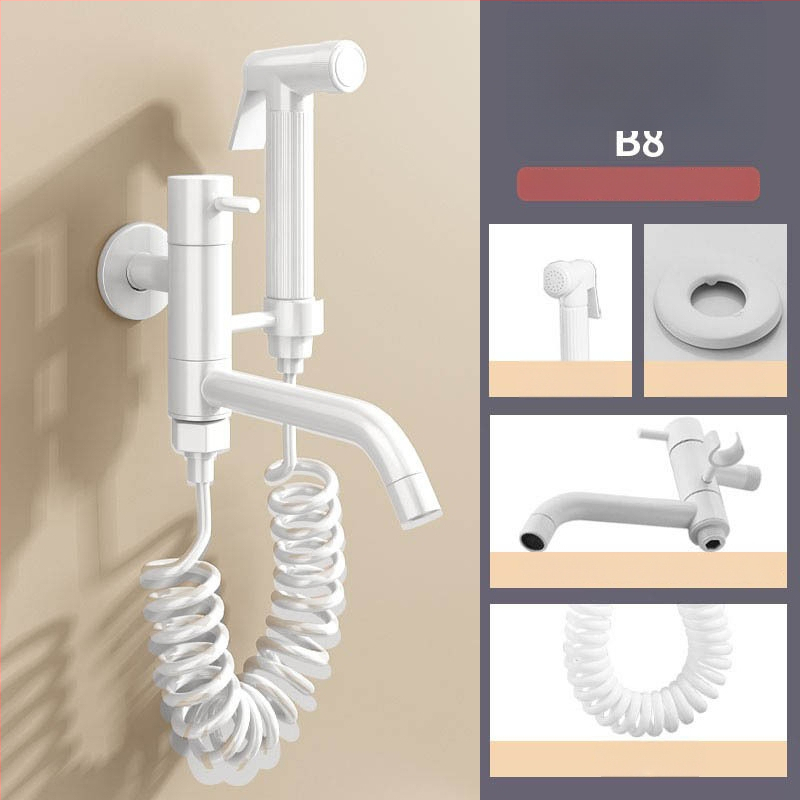 Mopa pool krāns no vara, duplex konstrukcija, atvērums ar atslēgu, cepjamā pārklājuma virsma, mūsdienīgs stils