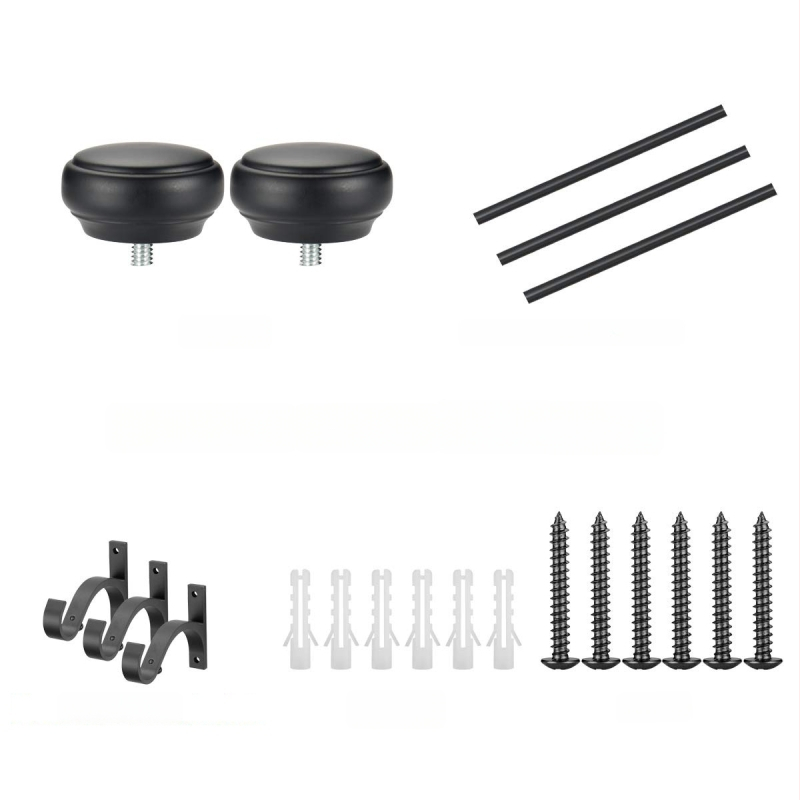 Užuolaidų lazda iš dervos, sutankinta ir tyliai, teleskopinė romėniška lazda su kelių segmentų jungtimi; pritaikoma Yijiale (autorizuota privati prekė)