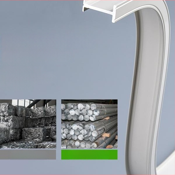 Aliuminio lydinio užuolaidų bėgelio sistema — lenkta ir tiesi bėgeliai, kampiniam langui, montavimas viršuje arba šonuose, vieno arba dvigubo bėgelio, tylus slydimas