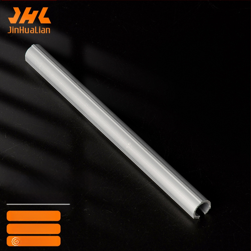 Be siūlų papildai romėniškoms užuolaidoms iš aliuminio lydinio, vertikalus strypas keel, modelis H10-007, prekės ženklas Jinhua Lian, šiuolaikinis minimalistinis stilius, tinkami visų tipų romėniškoms užuolaidoms