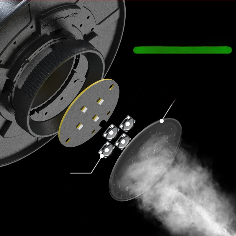 Įkraunama augalų augimo lemputė mikro kraštovaizdžiui su samanos buteliuke, pilno spektro LED, 4 LED, 140 lm, IP65, 220 V, tarnavimo laikas 3–5 metai