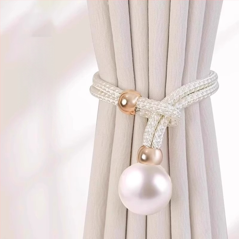 Kuyi pärlidega kardinapaelad, kangas, kaasaegne minimalistlik stiil, paar