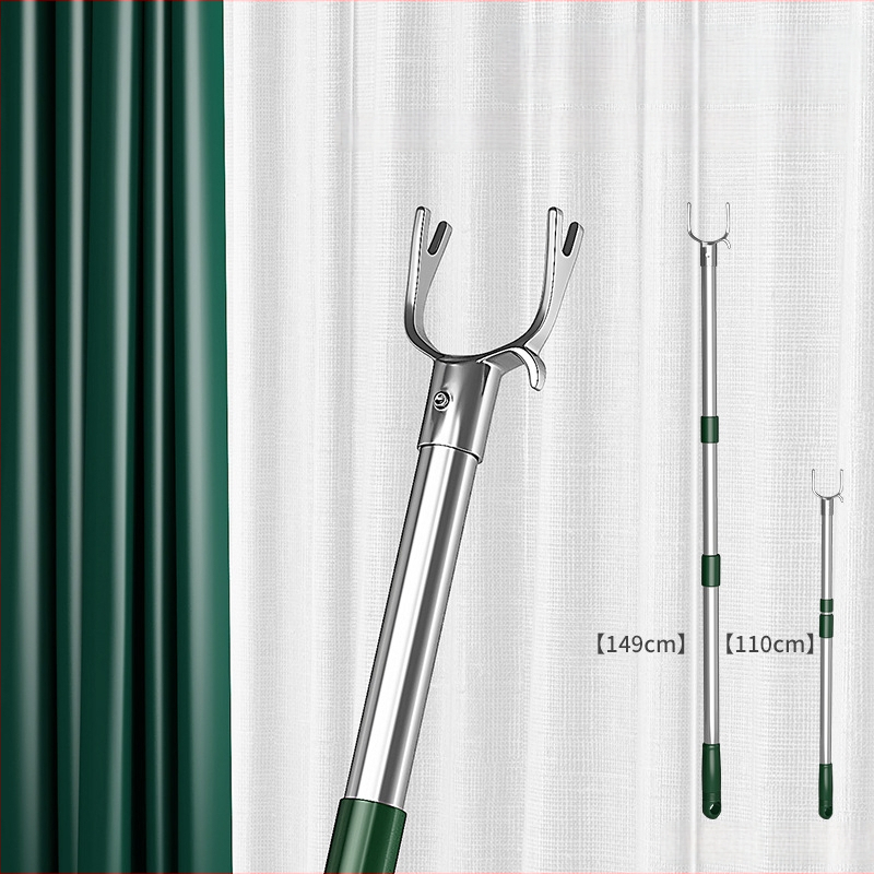 Išskleidžiamas drabužių džiovyklo strypas iš cinko lydinio balkonui