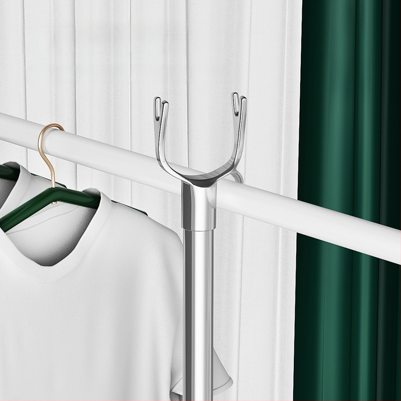 Išskleidžiamas drabužių džiovyklo strypas iš cinko lydinio balkonui