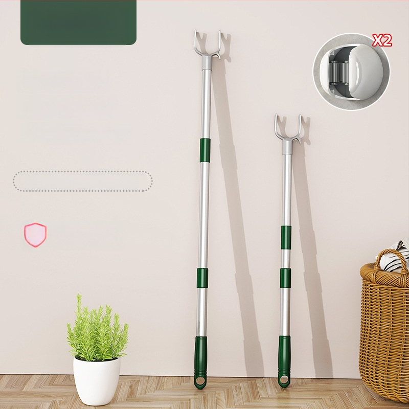 Išskleidžiamas drabužių džiovyklo strypas iš cinko lydinio balkonui