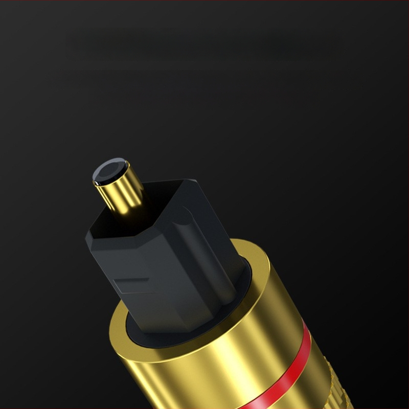 Skaitmeninis optinis garso kabelis televizoriui — optinis branduolys, auksu dengti jungtys, suderintas su TV, DVD, PS4 ir stiprintuvu