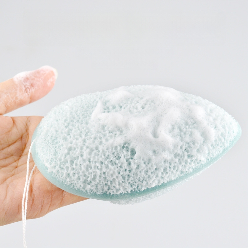 Marion kosmētikas rīku komplekts: sejas mazgāšanas sūklis, grima noņemšanas sūklis, attīrīšanas sūklis, sejas tīrīšanas josta ar aukliņu — hidrofilais poliuretāns