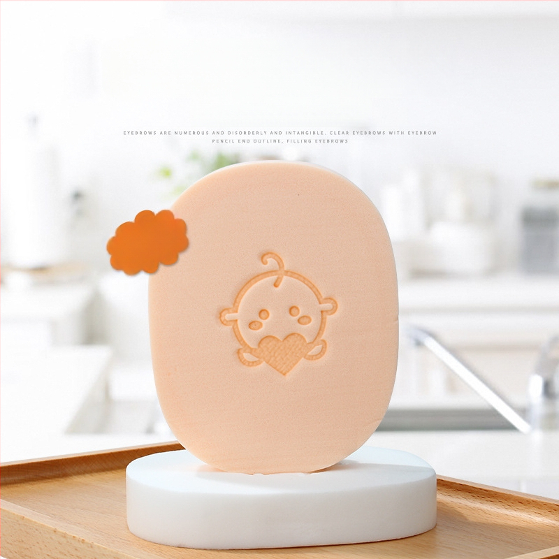 Marion PVA mitrā sejas tīrīšanas sūklis, mitrināšana, dziļā tīrīšana un kosmētikas noņemšana (2 gab.)