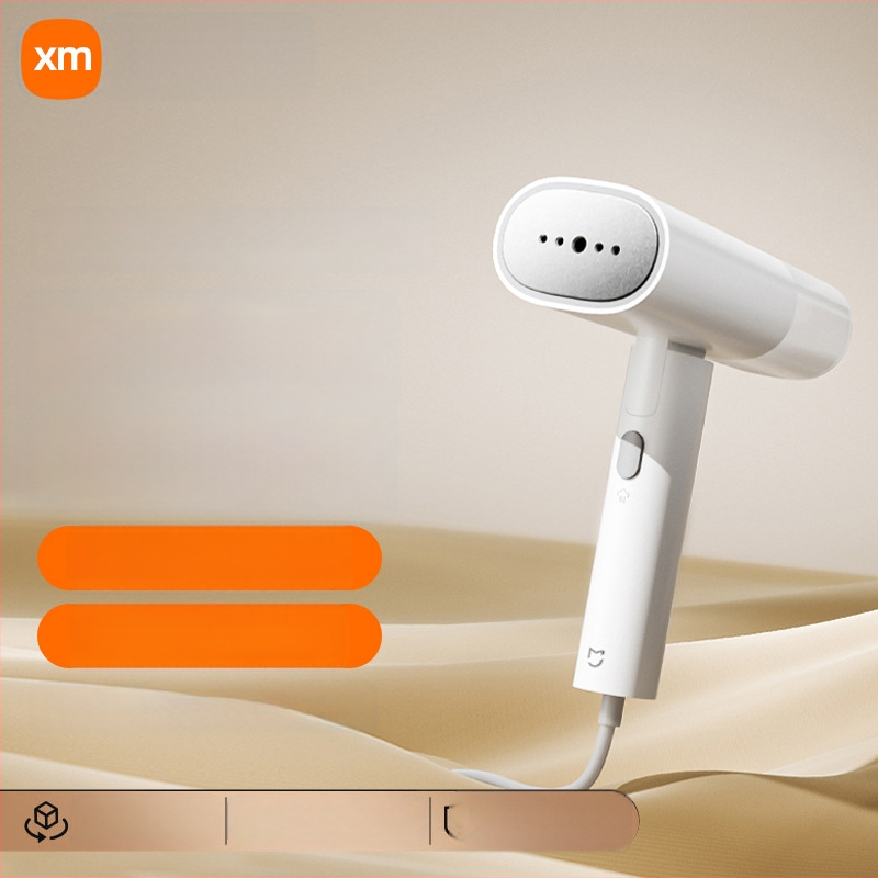 Rokas drēbju tvaika gludināšanas ierīce, saliekama, 1300 W, 110–240 V, tvertnes tilpums līdz 0,8 l, 2 tvaika režīmi