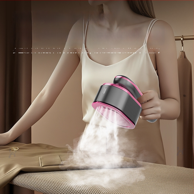 Rokas drēbju tvaika gludināšanas iekārta, portatīva ar 3 temperatūras iestatījumiem, alumīnija liešanas tvertne, 110/220V AC barošana, tilpums zem 0,8 L