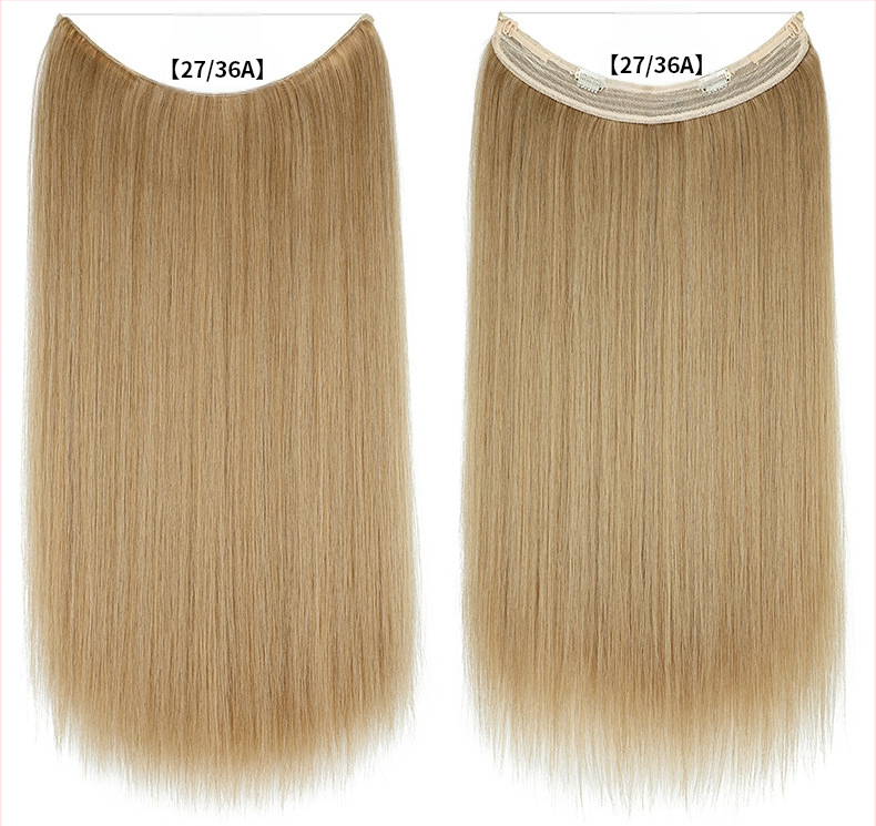 Moteriška plaukų peruka su tiesiais plaukais, aukštos temperatūros pluoštas, modelis su tinkline juosta, galima dažyti