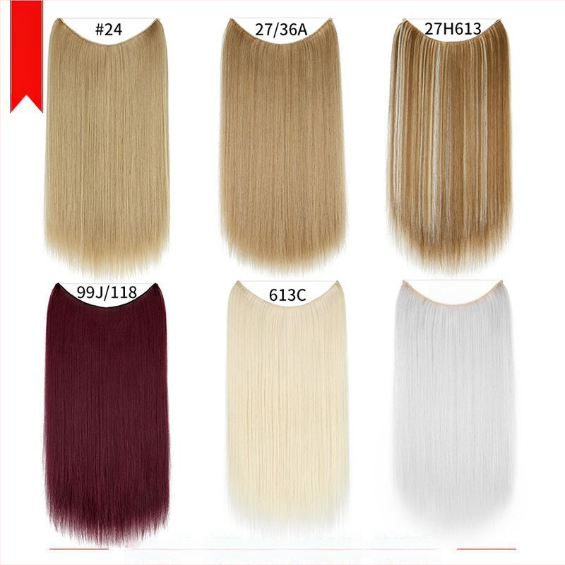 Moteriška plaukų peruka su tiesiais plaukais, aukštos temperatūros pluoštas, modelis su tinkline juosta, galima dažyti