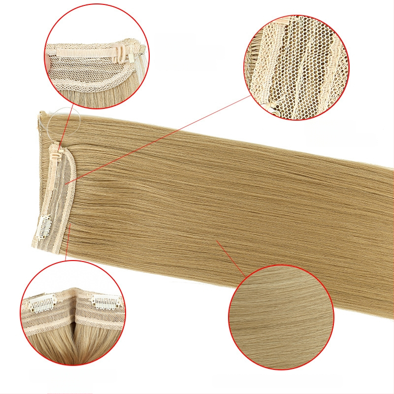 Moteriška plaukų peruka su tiesiais plaukais, aukštos temperatūros pluoštas, modelis su tinkline juosta, galima dažyti