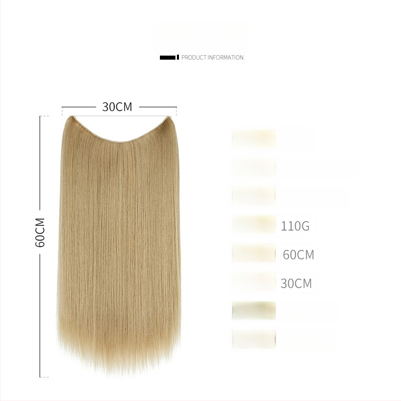 Moteriška plaukų peruka su tiesiais plaukais, aukštos temperatūros pluoštas, modelis su tinkline juosta, galima dažyti