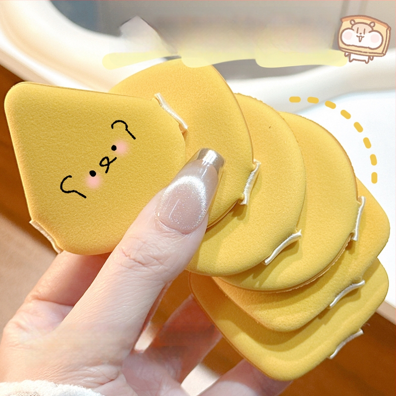 Pamatgrims sūklis ar dubultu lietošanu (sausais/mitrais), hidrofilais bezlateksa materiāls, trīsstūraina un pilienveidīga forma, 6 gab. Jiaoposi komplekts