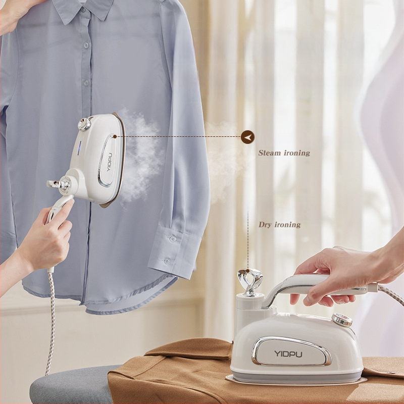 Yidepu rokas drēbju tvaika gludināšanas ierīce, 1000 W, AC 111–240 V, ūdens tvertnes tilpums 0,9–1,3 L, temperatūras regulēšana otrajam līmenim