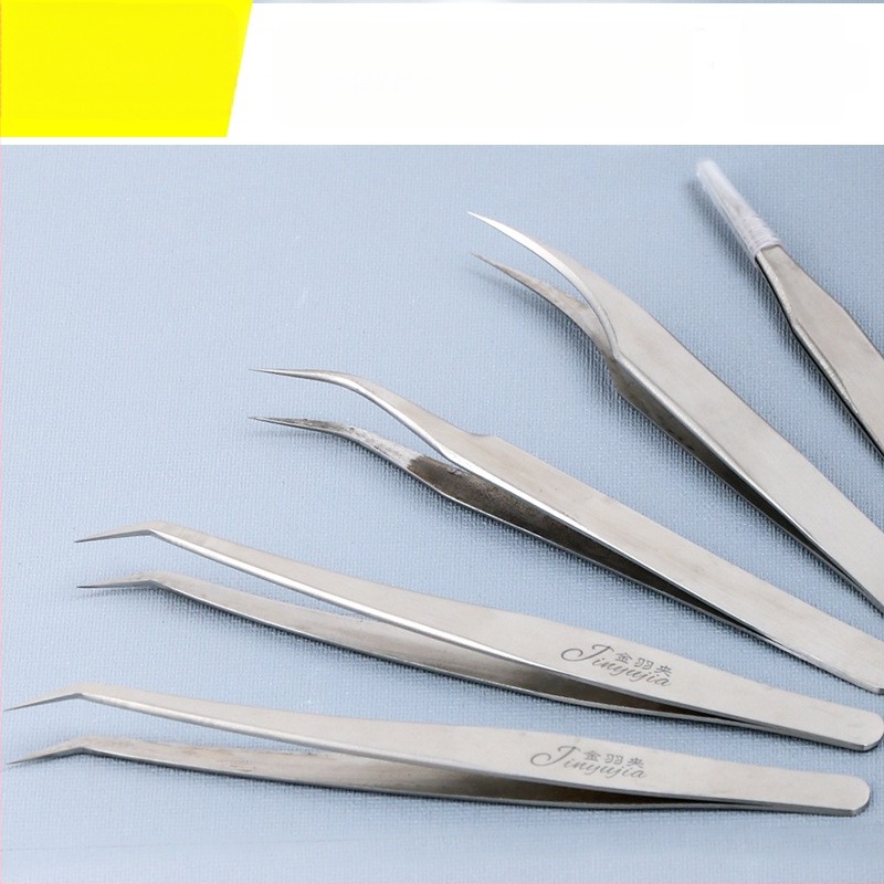 Ripsmete pintsetid roostevabast terasest, terav ots, meditsiinilise kasutusega