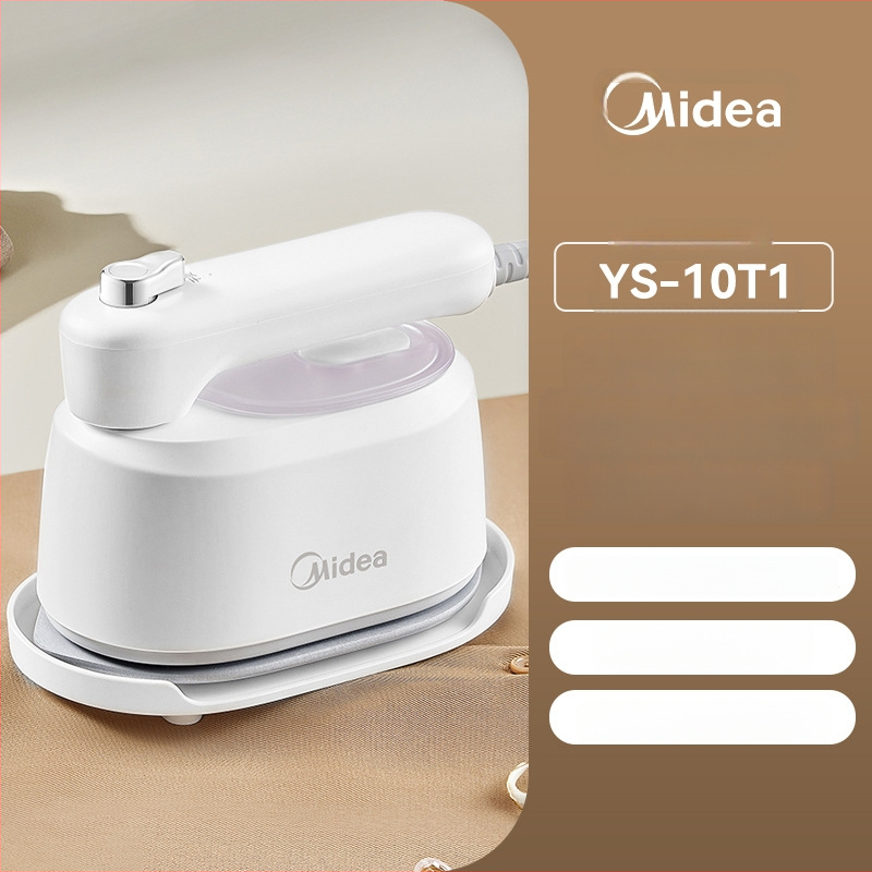 Midea rokas tvaika gludināšanas ierīce drēbēm, pārnēsājama, 1100W, spriegums 111–240V, ūdens tvertnes tilpums <0,8 L, mehāniskā darbība